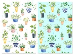 Plants Cotton Fabric Frogs And Fronds