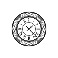 Clock Watch Face Vintage Dial Vector