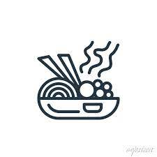 Linear Food Outline Icon Isolated