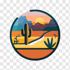 Desert And Cactus Ilration Using A