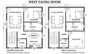 25 X30 West Facing House Plan As Per