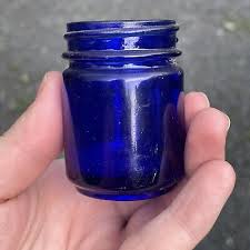 Vintage Vicks Vapor Rub Cobalt Blue