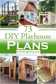 73 Diy Playhouse Plans For Kiddos Fun