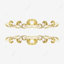 Luxury Gold Vintage Title Frame Border