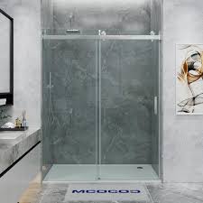 Shower Door In Brushed Nickel