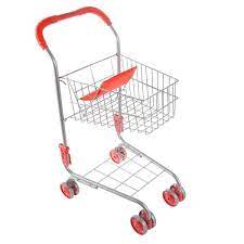 Pretend Play Grocery Ping Cart