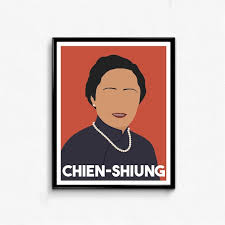 Chien Shiung Wu Feminist Icon Portrait