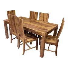 Jali Sheesham Dining Table 6 Chairs