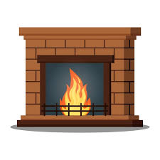 Fireplace With Rounded Firebox Close Up