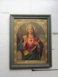 Sacred Heart Of Lithograph Art