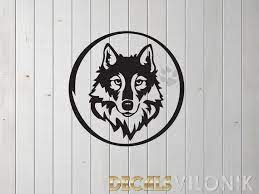 Wolf Icon Decal Vinyl Car Window Decal