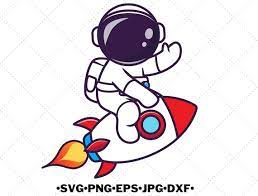 Cute Astronaut Svg Kid Astronaut Svg