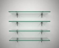 Grey And White Glass Shelf At Rs 800