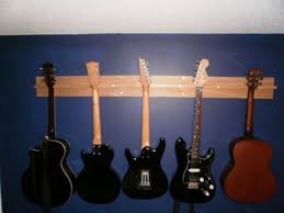 19 Diy Guitar Hanger Ideas Wall Mounted