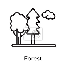 Forest Icon Vector Sign And Symbol