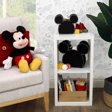 Disney 2 Piece Mickey Mouse Shaped Felt Nursery Storage Caddy Each