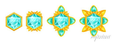 Game Gem Vector Crystal Set Diamond Ui