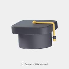 Premium Psd Graduation Hat 3d Icon