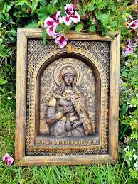 Religious Gift Wood Carved Icon