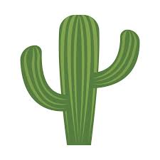 Cactus Icon Logo Vector Design Template