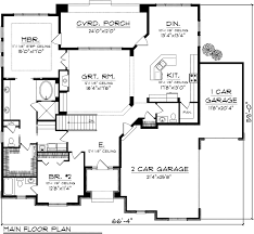House Plan 97362 Prairie Style With