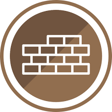Bricks Building Wall Construction Icon