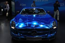 Electric Blue Metallic Car Paint