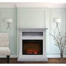 Cambr3437 1wht 34 X37 Fireplace Mantel