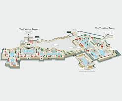 Digital Map Of The Venetian Resort