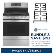 Ge 30 In 5 Cu Ft Gas Range With Self