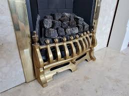 Arrange Gas Fireplace Media Logs Coals