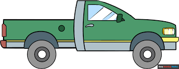 How To Draw A Truck Really Easy