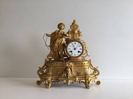 Vignon Golden Metal Pendulum Clock