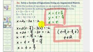 Ex 3 Solve A System Of Three Equations