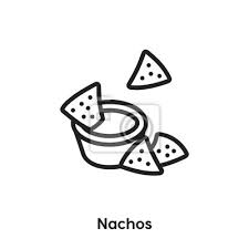 Nachos Washer Icon Vector Mexican Food