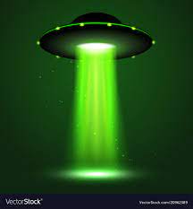 ufo light beam alien transport