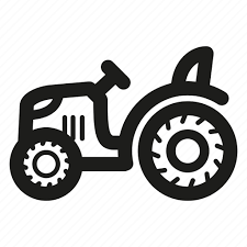 Mini Tractor Icon On