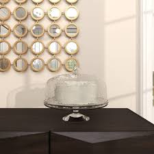 Decorative Cake Stand With Glass Dome