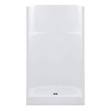 Piece Shower Stall With Center Drain