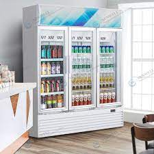 Triple Glass Door Drinks Display Fridge