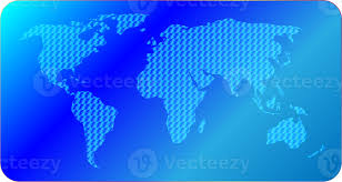 Map Global Icon Abstract Graphic Design
