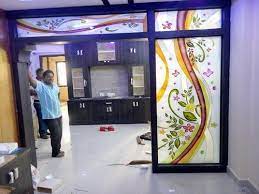 Multicolor Colour Etching Glass For Home