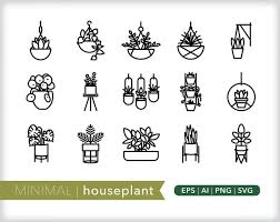 Houseplant Icons Plant Icon