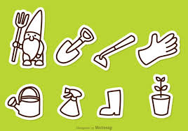 Gardening Outline Icons 98215 Vector