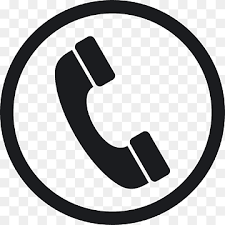 Round Black Telephone Logo Telephone