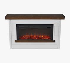 Alessio Electric Fireplace Pottery Barn