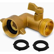 Solid Brass Garden Hose Elbow Connector