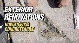 How To Repair Concrete Holes Make It