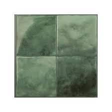 Smart Tiles Zellige Taza Green 9 In X
