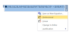 Large Matrices In Microsoft Word 2010